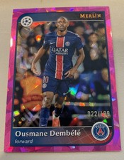 2024-25 Topps Merlin UCC - Ousmane Dembele #138 Pink Atomic Refractor /199