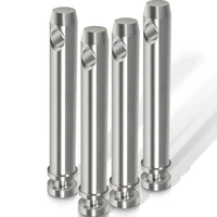 4 Pack S07070200 Cat 1 Top Link Pin for Tractor 3 Point Hitch 3/4" X 5-1/2"