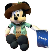 Disney Parks Animal Kingdom Safari Minnie Mouse Plush Toy New With Tag