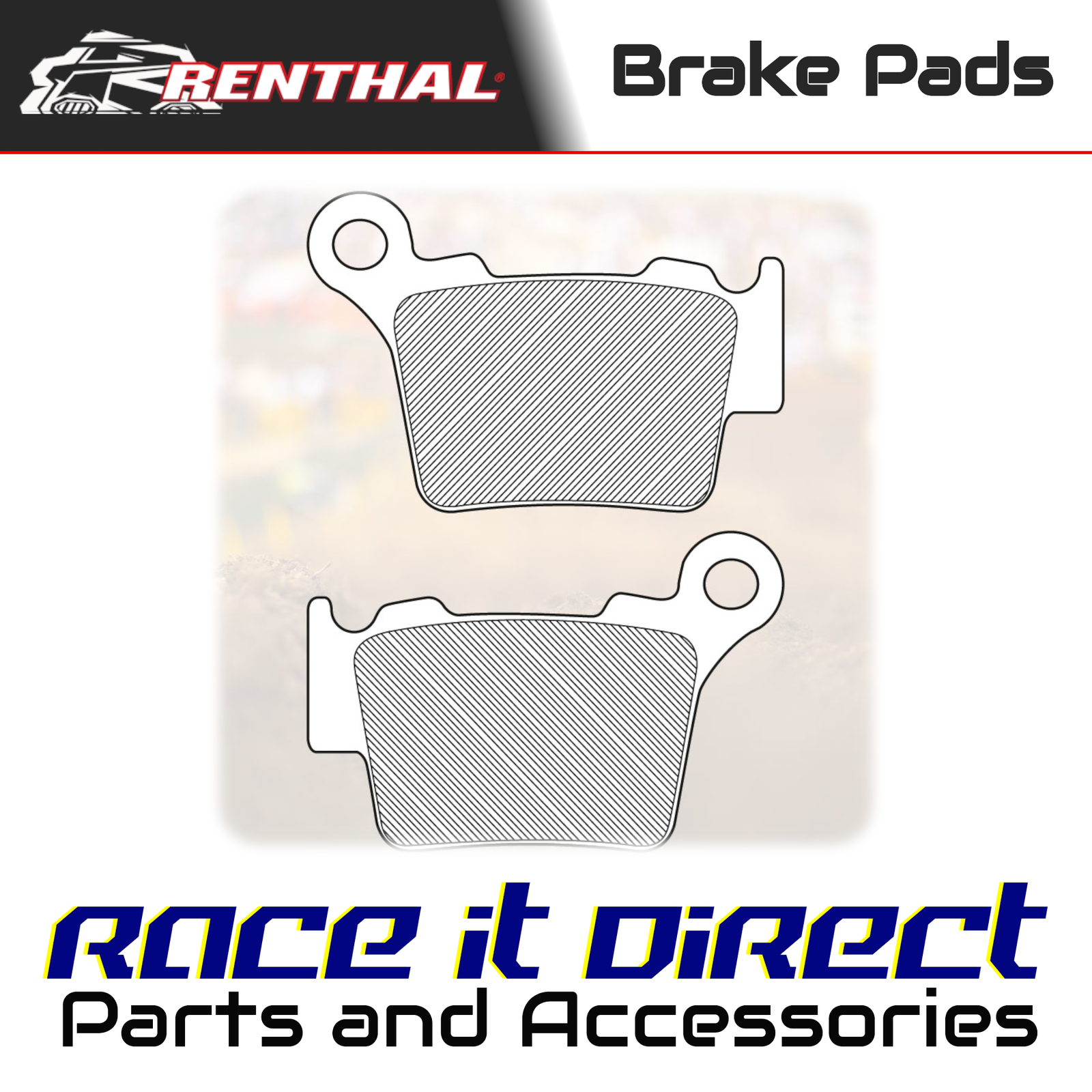 Rear Brake Pads for TRIUMPH TF 250X 2024 Renthal