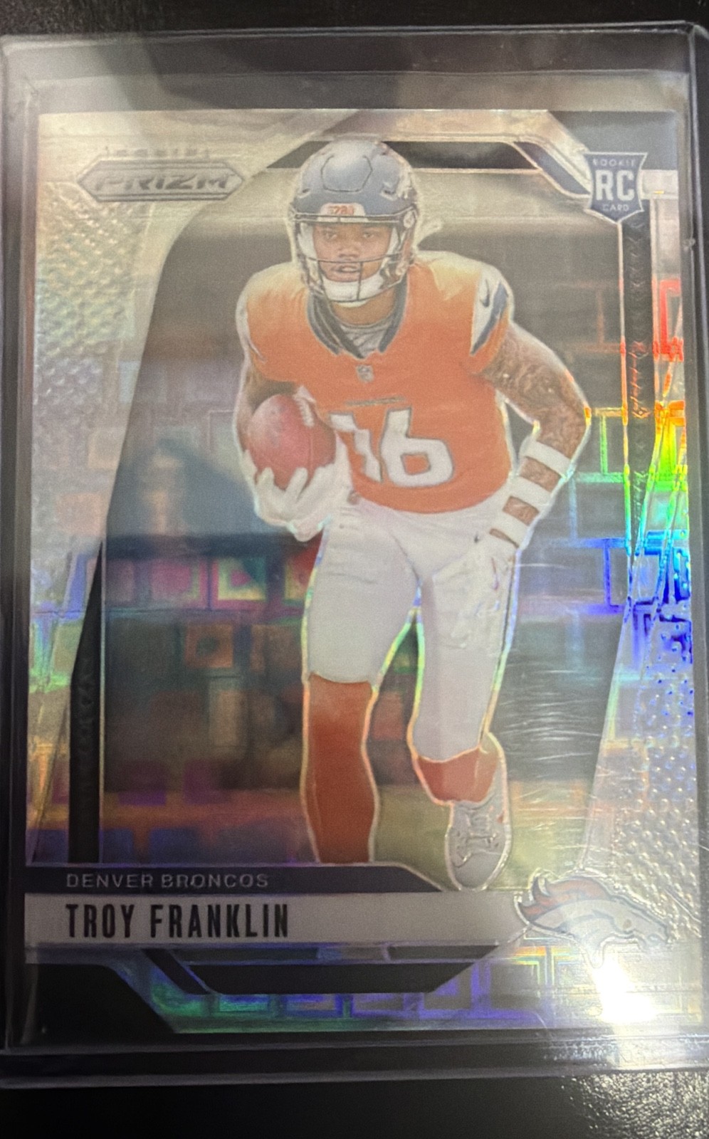 2024 Panini Prizm - Rookies Troy Franklin #393 Pandora Prizm /400 (RC)