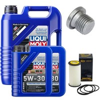 MotoröL Filter Set 5W-30 Liqui Moly 7 Liter + Schraube FüR Audi A6 A7 Q7 3.0 TDI