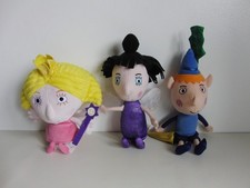 Ben & Holly's Little Kingdom, Holly, Nanny Plum (talking), Ben 10" soft toys