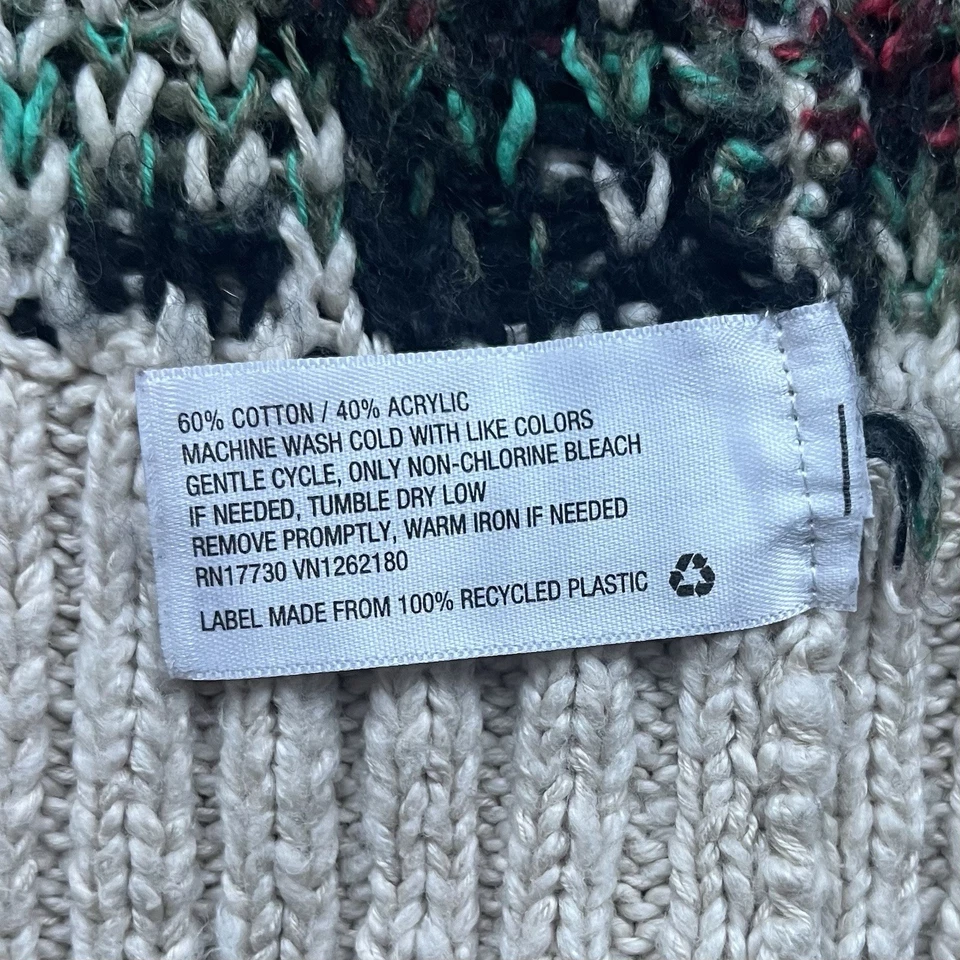 Mossimo 女式开襟波西米亚针织开衫 - M 码 - 多色 - VGUC — 第 4/4 张图片