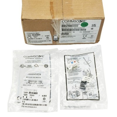 25Pcs White Cat6a RJ45 Keystone Jack For Commscope MGS600 GigaSPEED 760092429