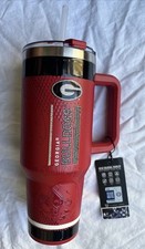 Georgia Bulldogs Football 40 oz Colossal Tumbler with Crystal Glass Bling