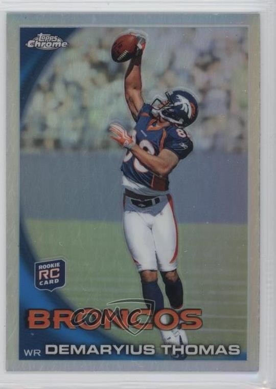 2010 Topps Chrome Refractor Demaryius Thomas #C110 2b5