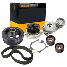 CONTI 7PK2035 Keilrippenriemen WAPU Riemenscheibe Satz für MERCEDES 3.0D OM642