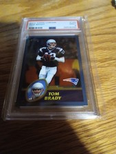 2003 TOPPS CHROME #124 TOM BRADY PSA 9