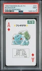 1998 POKEMON BLUE VERSION PLAYING CARDS ACE OF DIAMONDS #001 BULBASAUR PSA 9