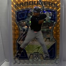 Panini Mosaic Jose Ramirez Producers Prizm #P2 /99 MLB Baseball Card