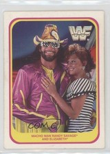1991 Merlin WWF German Macho Man and Randy Savage Miss Elizabeth #17 HOF 6ns