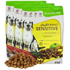 12kg Paula's Adult Sensitiv Ente & Kartoffeln Trockenfutter MHD 4/26 Lecker.Pet®