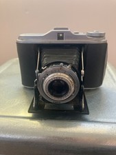 Vintage Agfa Isolette I Folding Camera Agnar 85mm f/4.5 Vario Shutter 120 Film  