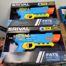 2x LOT NERF Rival Fate XXII-100 Blaster Most Accurate System 3 Rival Accu-Rounds