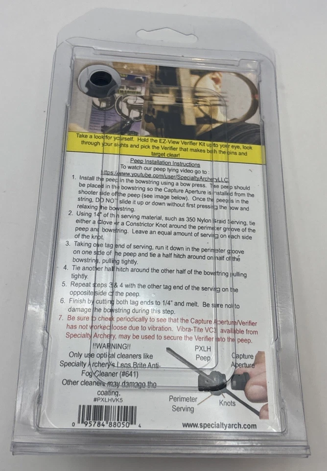 Kit verificador Specialty Archery PXL Hunter EZ-View No. 5 púrpura Foto 4 de 4