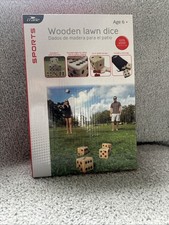 Wooden Lawn Dice In box 