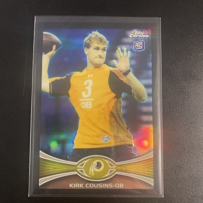 2012 Topps Chrome Kirk Cousins Black Refractor #146 Rookie RC /299