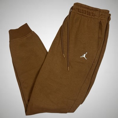 Nike Air Jordan Essentials Men's Fleece Joggers Medium British Tan FJ7779-281