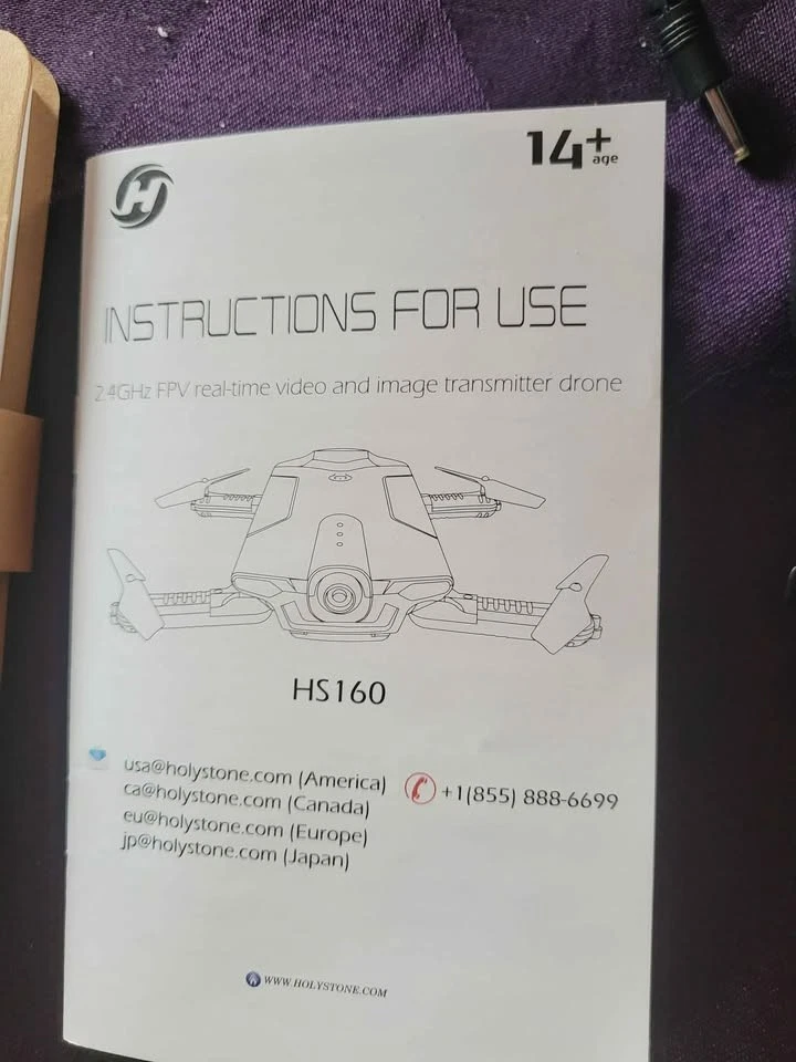 Holy Stone HS160 Shadow FPV with 2 Batteries WORKS GREAT! Easy To Fly Drone! - Image 3 of 4