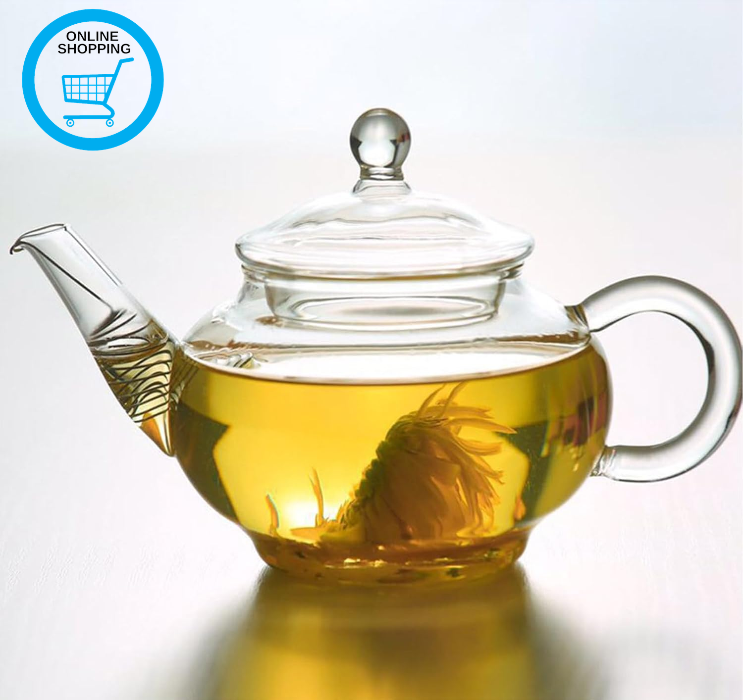 Glass Teapot 250 Ml / 8.5 Oz Glass Borosilicate Tea Maker with Strainer Insert f