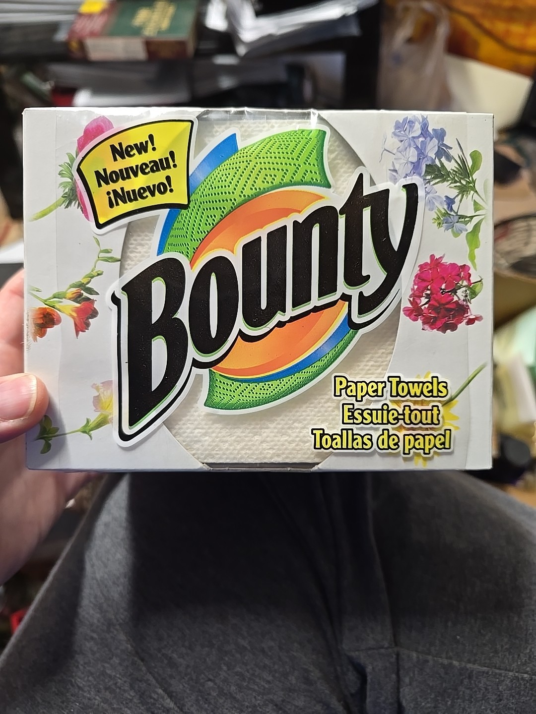 Bounty Paper Towels In A Box 40 2 Ply Towels Emboss Pattern Design NIB 2000 