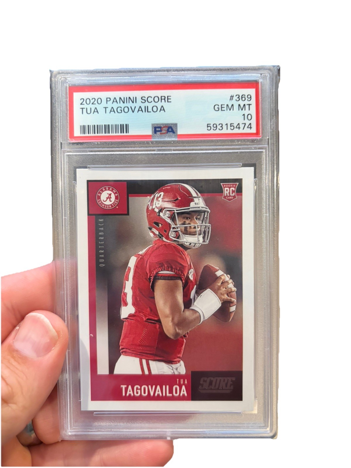 Tua Tagovailoa Panini Score #369 Base