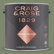 CRAIG & ROSE 1829 CHALKY EMULSION DEEP ADAM GREEN 2.5L