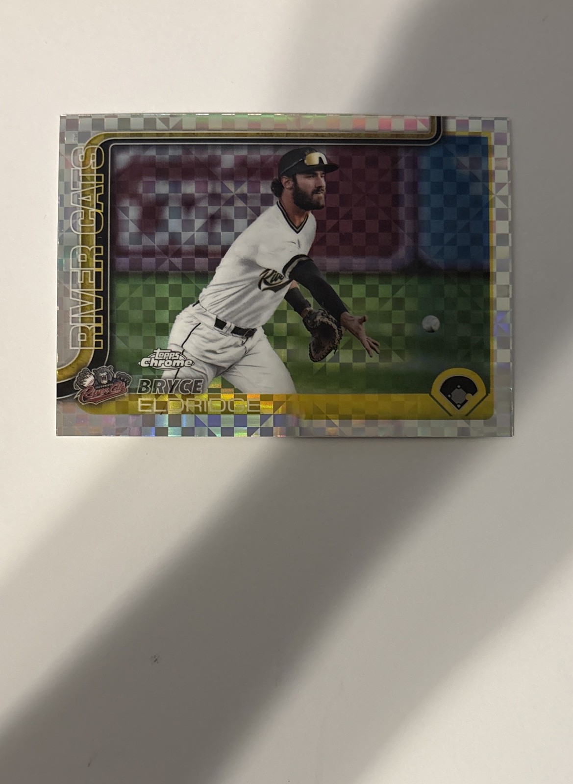 2025 Topps Pro Debut - Chrome Bryce Eldridge #PDC-196 X-Fractor (RC)