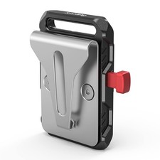SmallRig Mini V Mount Battery Plate, V-Lock Mount Battery Plate with Belt Clip f