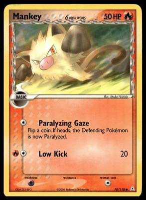 EX Holon Phantoms #70/110 Mankey (Delta Species)