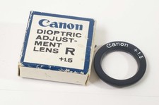 C14242~ Canon +1.5 Dioptric Adjustment Lens R Diopter F-1, F-1n, New F-1 **MINT*
