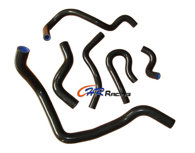 Für Honda Civic D15 D16 EG EK 1992-2000 Schwarz Kühlers & Heater Silikonschlauch