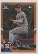 2018 Bowman Draft Chrome Orange Refractor 12/25 Jayson Schroeder #BDC-23 y8h