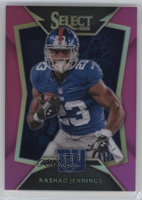 2014 Panini Select Fuchsia Prizm 60/199 Rashad Jennings #75 4o3