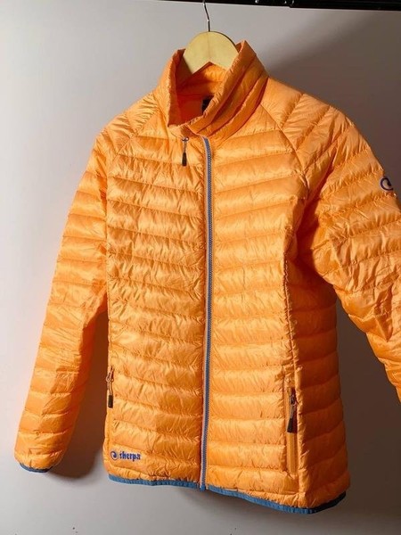 Women Sherpa Down Jacket Orange 38 / M / 46