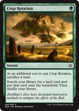 1 x Crop Rotation - Duel Decks: Nissa vs Ob Nixilis - Moderate Play - MTG