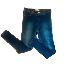 Levi's Pull-On Legging Jeggings Dark Wash Stretch Denim Jeans Size 14 Reg Youth