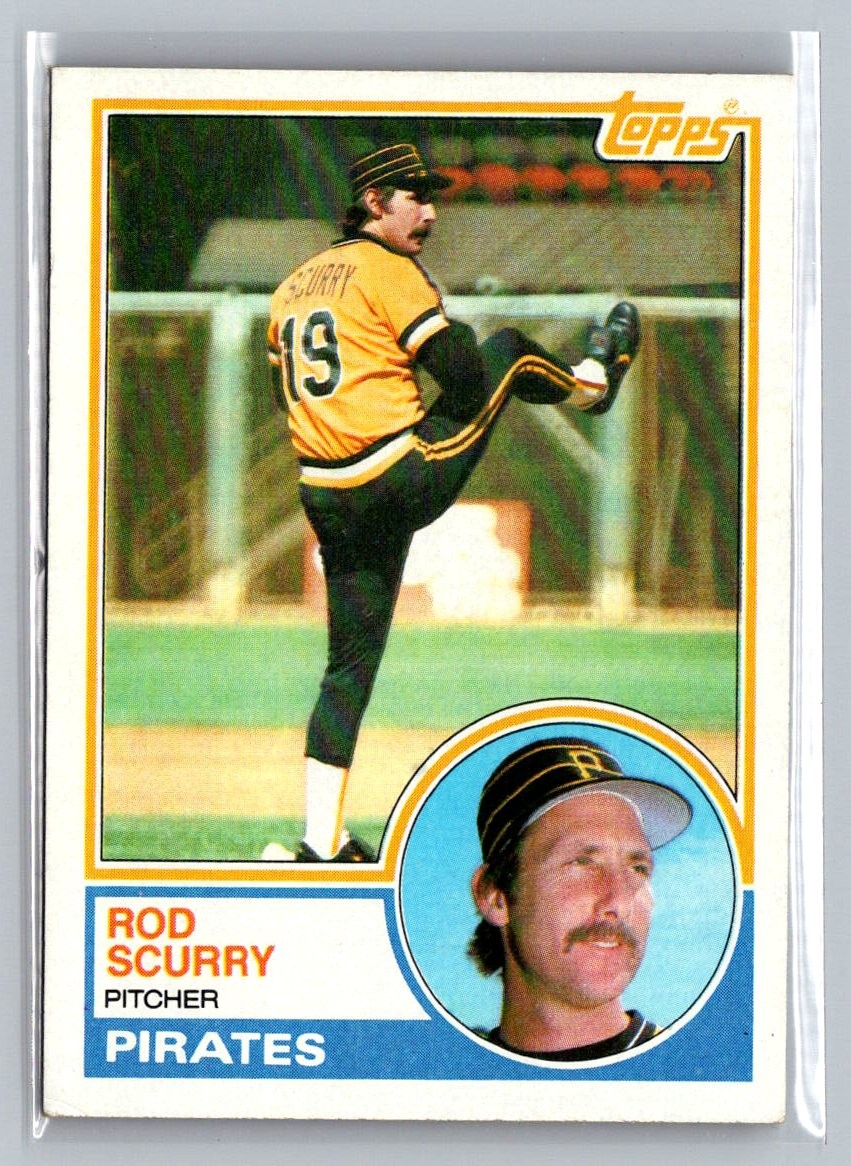 1983 Topps #537 Rod Scurry