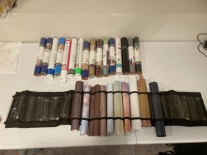 Mixed Lot 26 Rolls Vinyl Iron On Ink Transfer Cricut Bundle