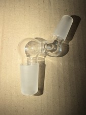 18mm-14mm 45 Degree Angle Glass Joint Attachment Adapter