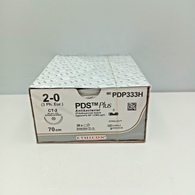 PDS PLUS, 2-0 USP, 2-0 PDS PLUS VIOLET 1X27'' CT-2 EXP02.26 CODE PDP333H