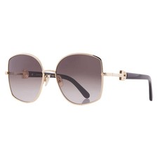 Ferragamo Blue Butterfly Ladies Sunglasses SF304SN 738 58 SF304SN 738 58