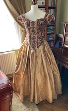 Vintage Romantica Of Devon Gold Wedding Dress size 16 Excellent condition