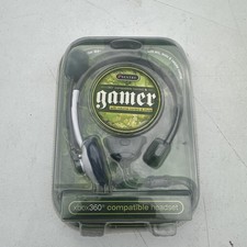Sentry Gamer Headset & Mic Xbox 360 Compatible Volume Control & Mute New Sealed