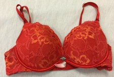 VICTORIA SECRET PUSH UP WOMENS UNDERWIRE BRA SIZE 34C