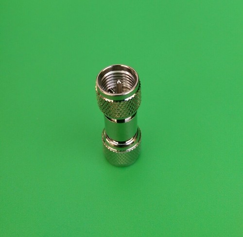 (5 PCS) Mini UHF Double Male Connector - USA Seller - Picture 3 of 3