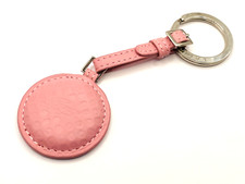 LACOSTE KEYRING KEY FOB Bag Charm Vintage L21 Golf Ball Slg 2 Rose Pink NEW