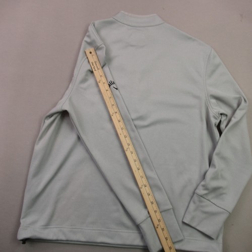 Callaway Sweater Mens Medium Long Sleeve 1/4 Zip Neck Gray Golf Weather Series - Picture 9 of 10