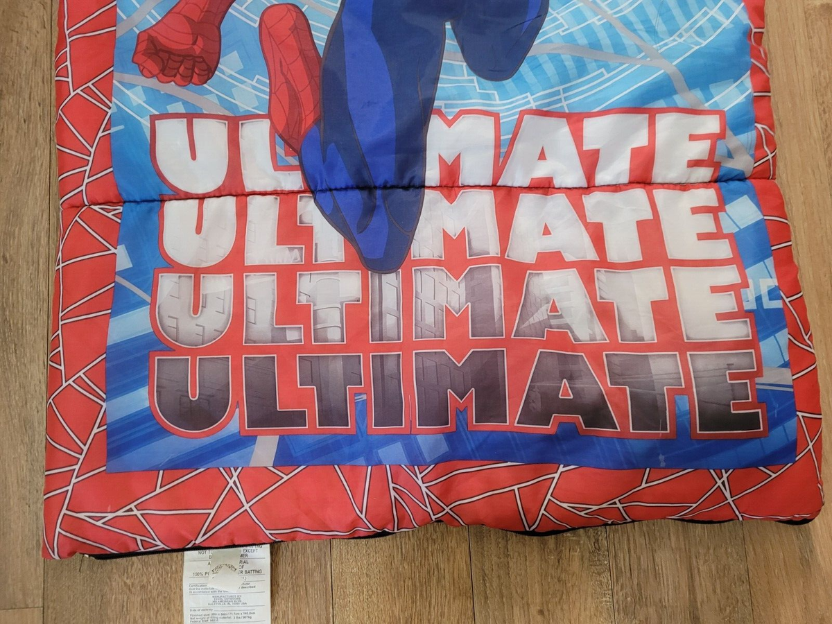 Sac De Couchage Enfant Ultimate Spiderman Marvel 2014 - Pour Camping Et Soirées Pyjama